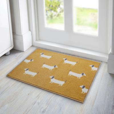 Dunelm Washable Bertie Printed Mat MultiColoured