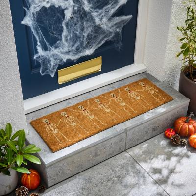 Dunelm Skeleton Coir Outdoor Step Doormat Natural