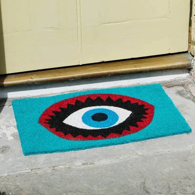 Graham & Green Graham and Green Blue Eye Doormat 45 x 75cm