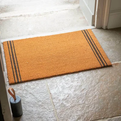 Graham & Green Large Coir Stripe Doormat