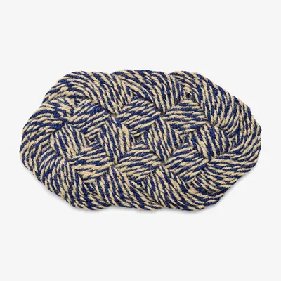 Heal's HAY Coco Door Mat Swirl Blue 30 x 80cm