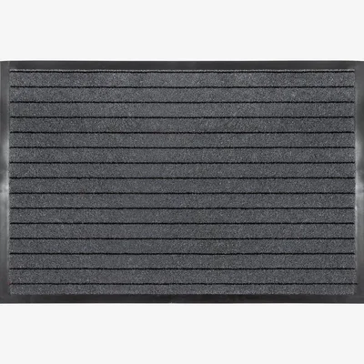 Homebase Barrier Doormat Grey - 60 x 90cm