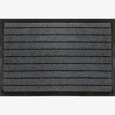 Homebase Small Barrier Doormat Grey - 40 x 60cm