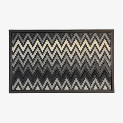 Homebase Scrape N Sorb Chevron Doormat