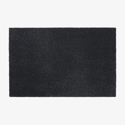 Homebase Microfibre Indoor Charcoal Doormat - 40 x 60cm