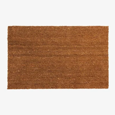 Homebase Plain PVC Coir Doormat Large - 60 x 90cm