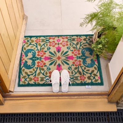 Hug Rug Folk Floral Washable Doormat