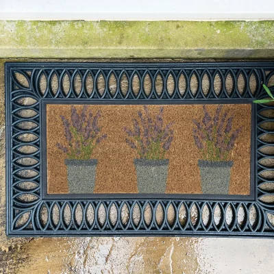 Hug Rug Coir Insert Lavender Doormat