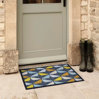 Hug Rug Lintu Blue Outdoor Doormat