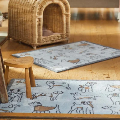 Hug Rug Pet 75 Dogs Blue Washable Doormat