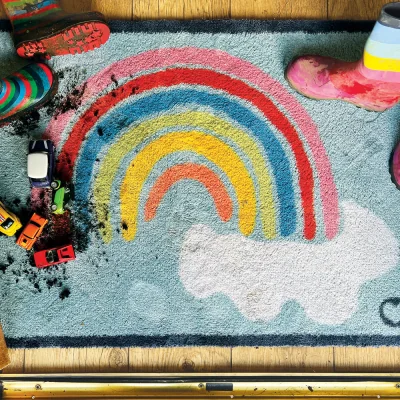 Hug Rug Rainbow 2 Charity Doormat