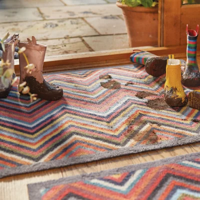 Hug Rug Chevron 1 Multicoloured Doormat
