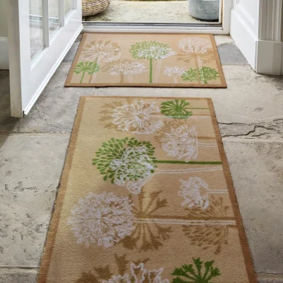 Hug Rug Dandelions Beige Washable Doormat