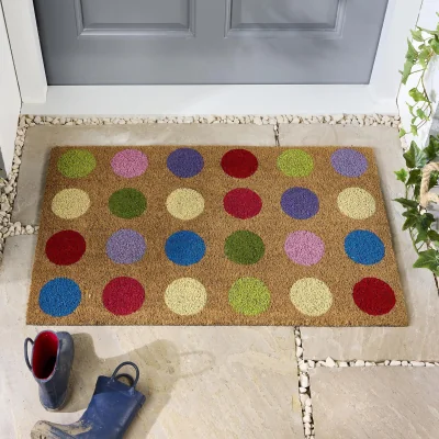 Hug Rug Spots Coir Doormat