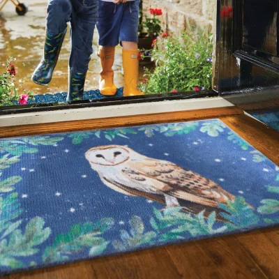 Hug Rug Owl 1 Charity Doormat