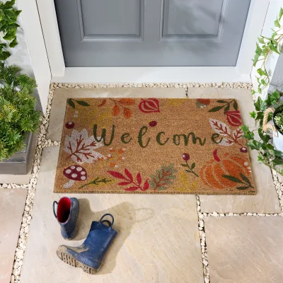 Hug Rug Autumnal Welcome Coir Doormat