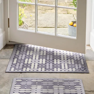 Hug Rug Soft Weave Grey Washable Doormat