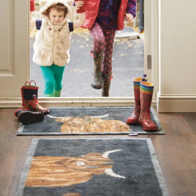 Hug Rug Highland Cow 1 Washable Doormat