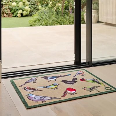 Hug Rug Bird Watcher Charity Doormat