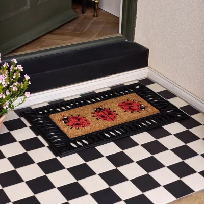 Hug Rug Coir Insert LadyBird Doormat