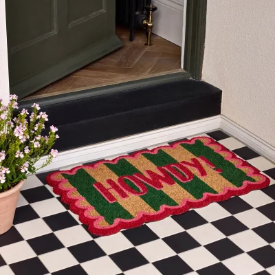 Hug Rug Howdy Stripe Coir Doormat