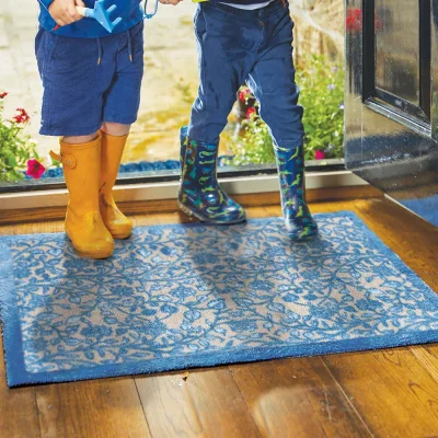 Hug Rug Nature 33 Blue Washable Doormat