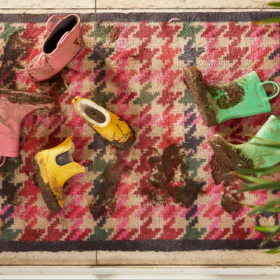 Hug Rug Designer 27 Houndstooth Doormat