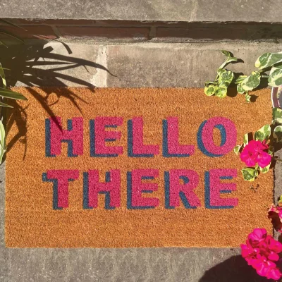 Hug Rug Hello There Coir Doormat
