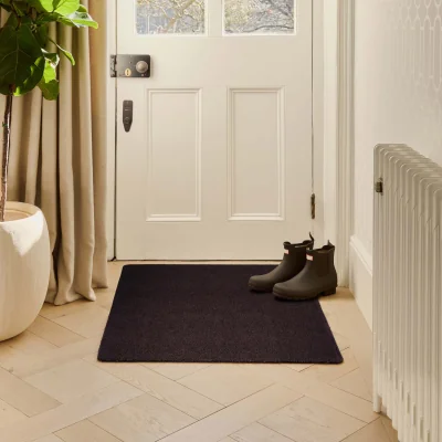 Hug Rug Plain Fleck - Espresso Brown Doormat