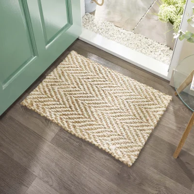 Hug Rug Jute Herringbone Doormat