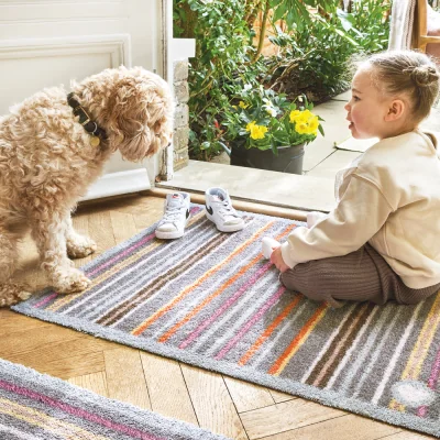 Hug Rug Designer 13 Stripe Washable Doormat