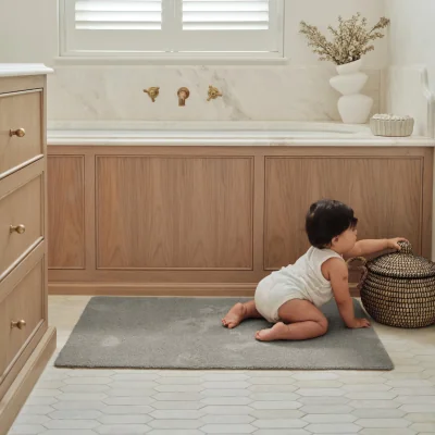 Hug Rug Sense Ghost Grey Bath Mat