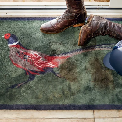 Hug Rug Pheasant Green 2 Washable Doormat