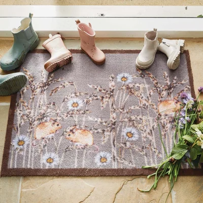 Hug Rug Field Mice 1 Washable Doormat