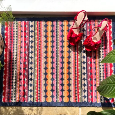 Hug Rug Beady Stripe Charity Doormat
