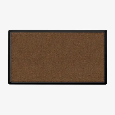 John Lewis Ruggable Looped Solid Coir Doormat, Brown