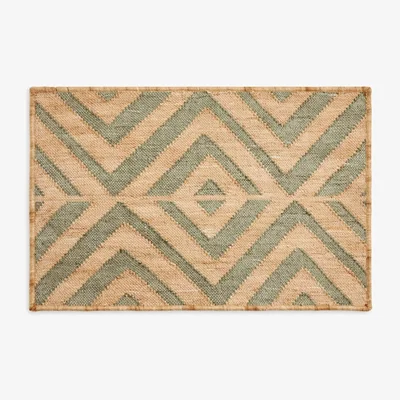 John Lewis John Lewis Irregular Triangles Door Mat