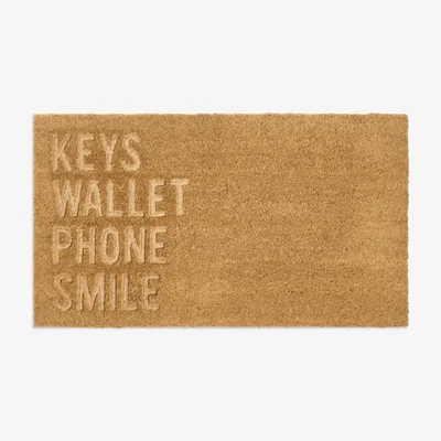 John Lewis John Lewis Pressed Coir List Door Mat