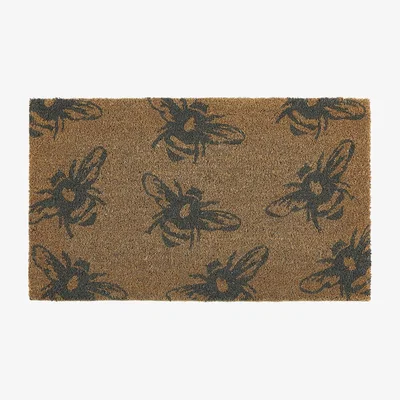 La Redoute Bees Coir Doormat