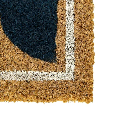 La Redoute Geo Teal Patterned Doormat
