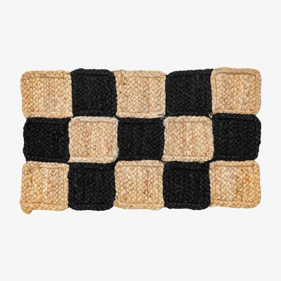 La Redoute Kanha Jute Checkered Doormat