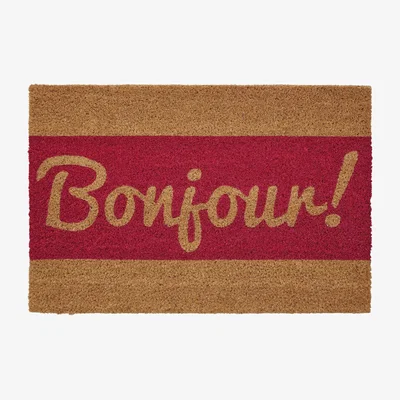 La Redoute Bonjour Coir Doormat