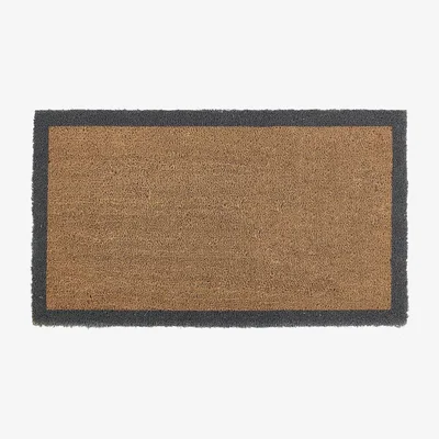 La Redoute Eco 100% Natural Border Print Doormat