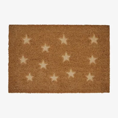 La Redoute Star Embossed Coir Doormat