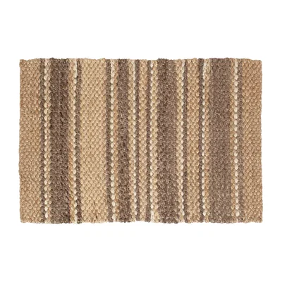Nordic Nest Dixie Fanny striped doormat Natural. 60x90 cm