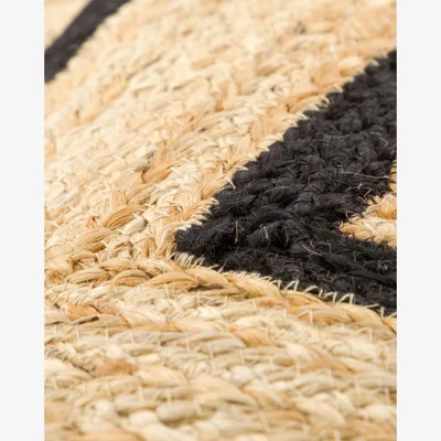 Nordic Nest House Doctor Denta doormat Black-natural 60x90 cm