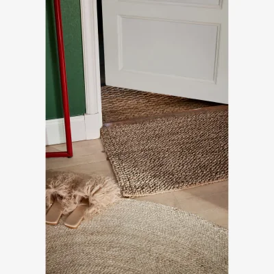 Nordic Nest Dixie Alice doormat 60x90 cm Natural grey