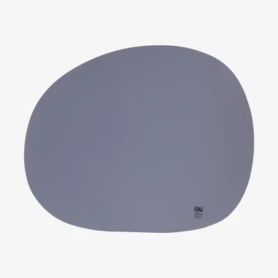 Nordic Nest Raw placemat 41 x 33.5 cm Stone blue