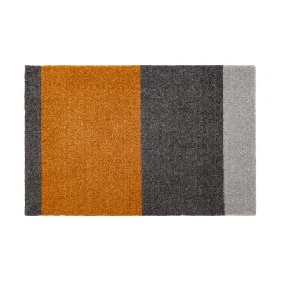 Nordic Nest tica copenhagen Stripes by tica. horizontal. doormat Grey-grey-dijon. 40x60 cm