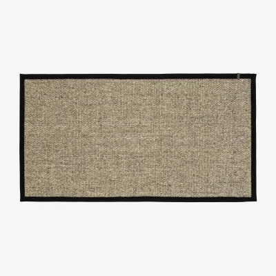 Nordic Nest Dixie Wilma doormat with border Natural 80x150 cm